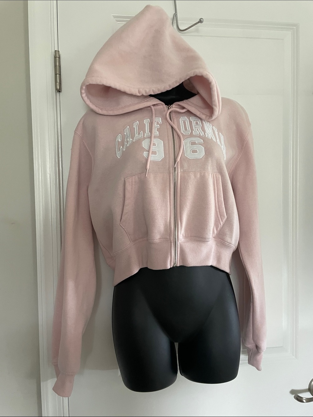 Pink California Zip-Up Hooded Jacket